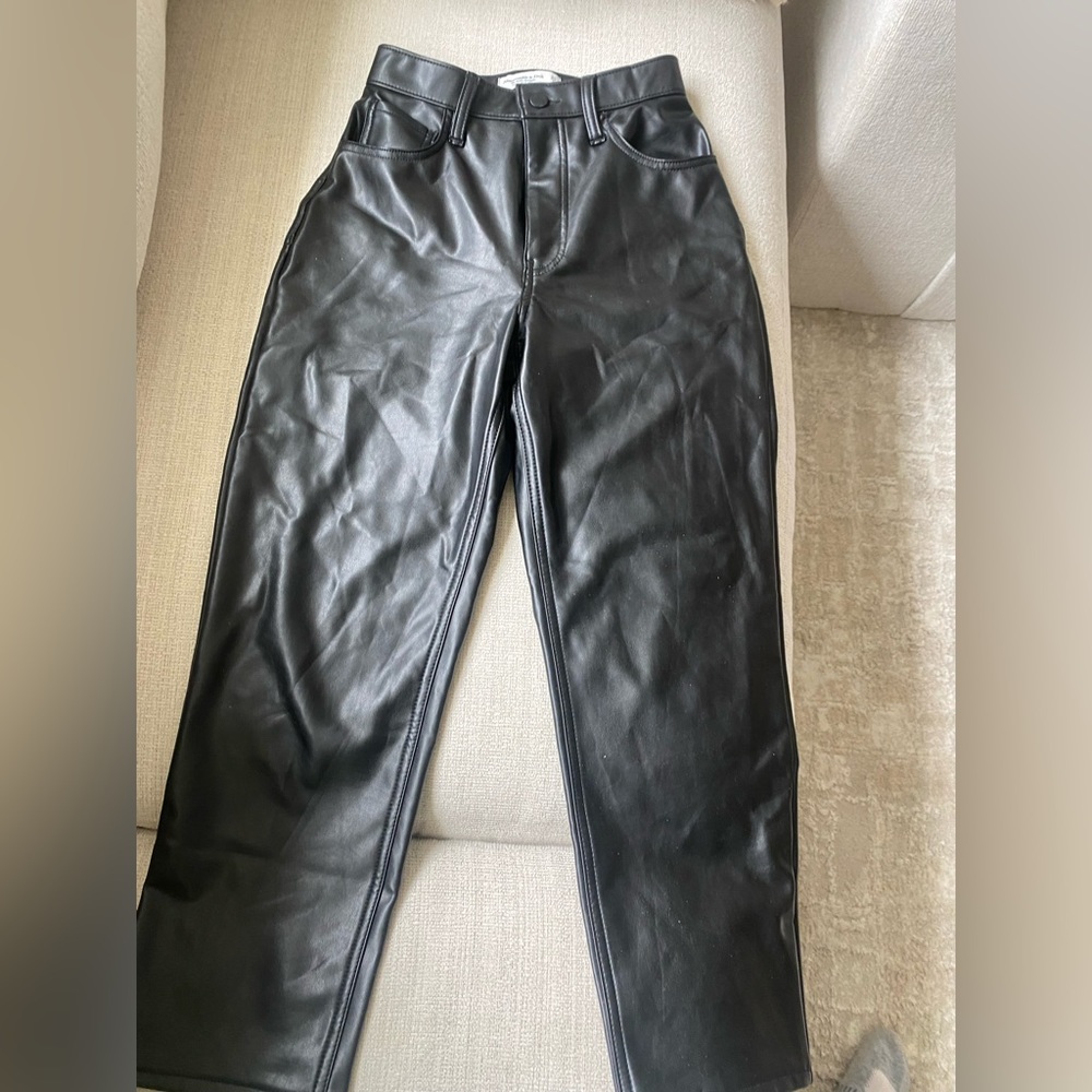 NWT Abercrombie Leather Pants